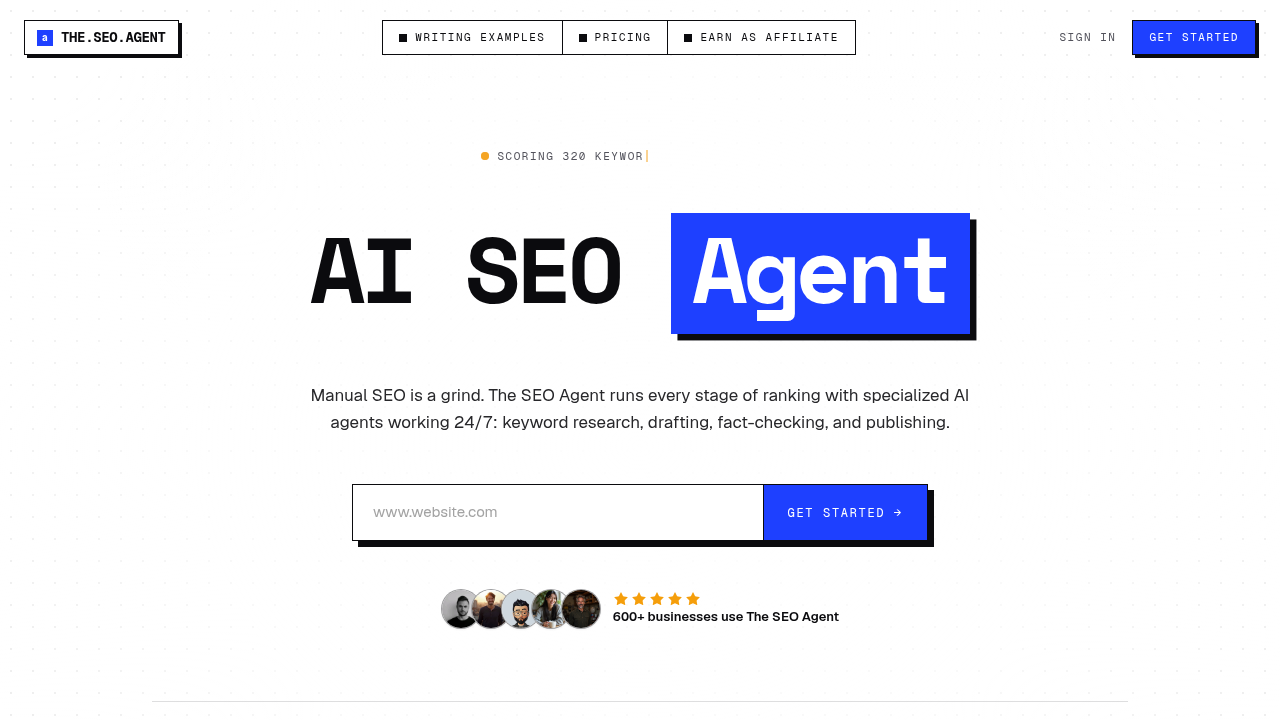 the seo agent website