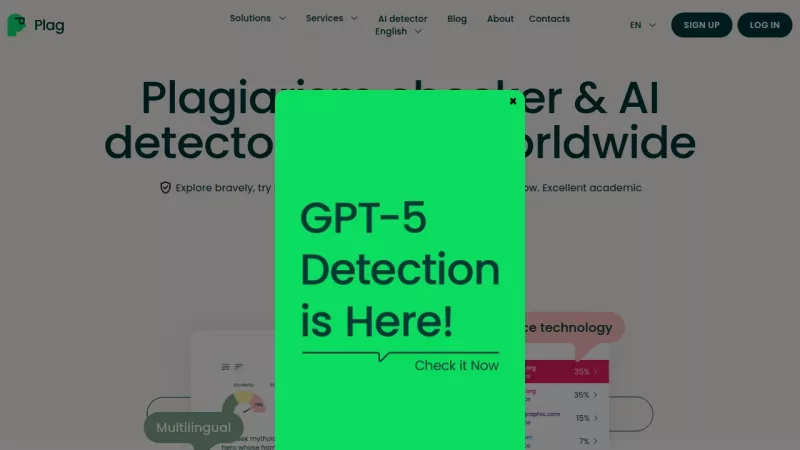 Plag - Plagiarism and AI checker screenshot