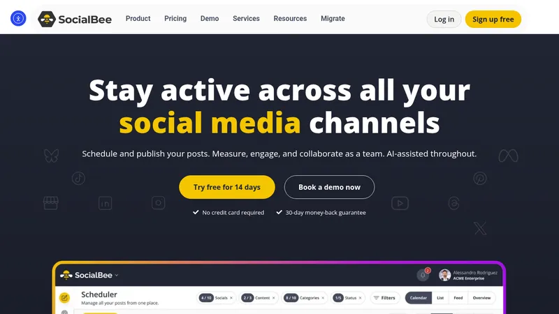 socialbee website