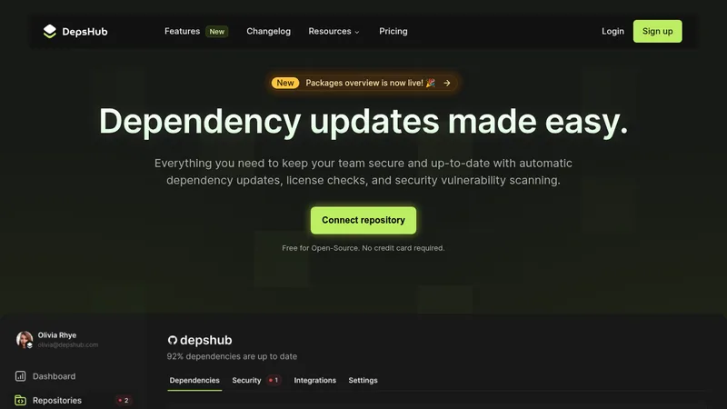 depshub website