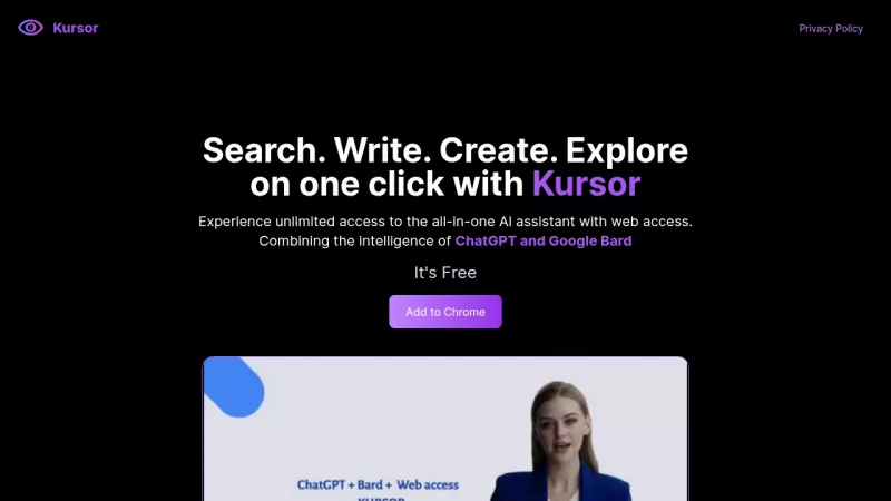 Kursor screenshot