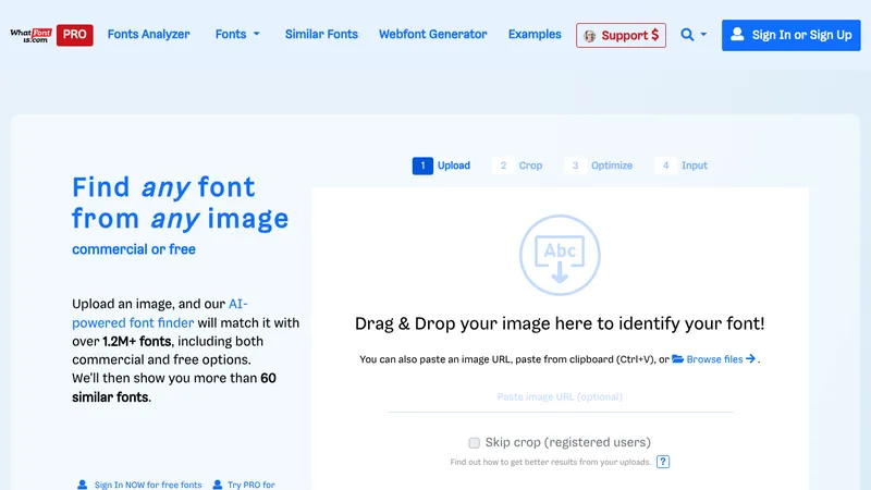 what font is website