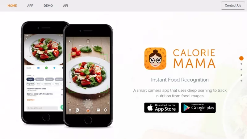 Calorie Mama Food AI screenshot