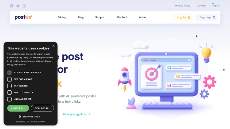 postus website