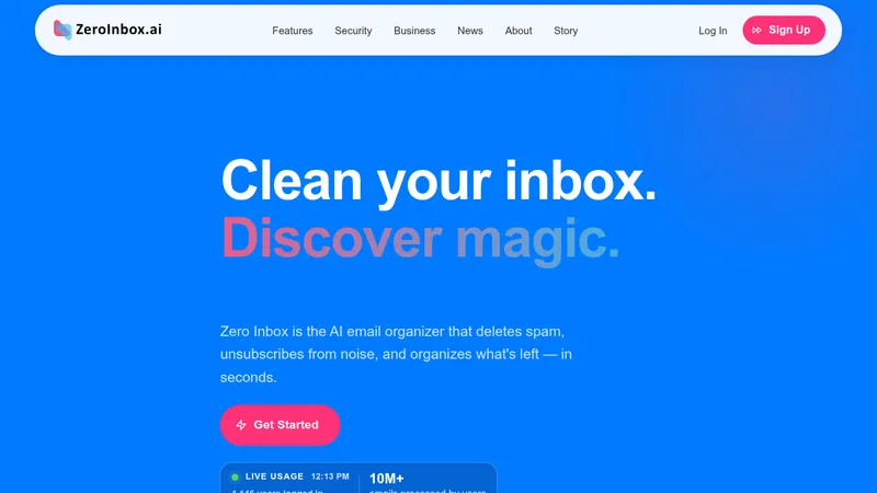 zero inbox website