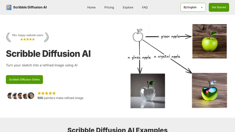 scribble diffusion ai website