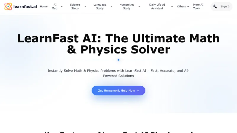learnfast ai website