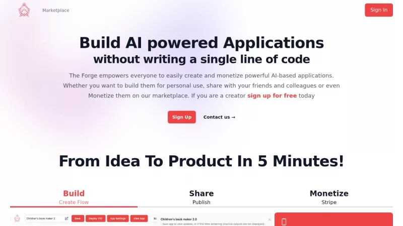 The Forge screenshot