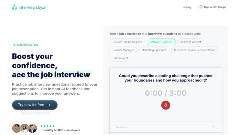 interviews by ai website