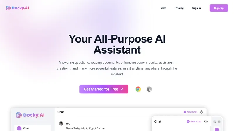 docky.ai website