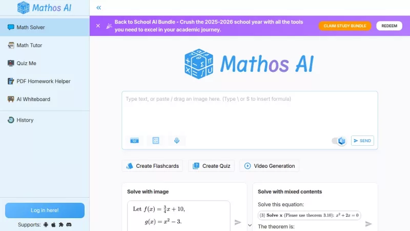 Mathos AI screenshot