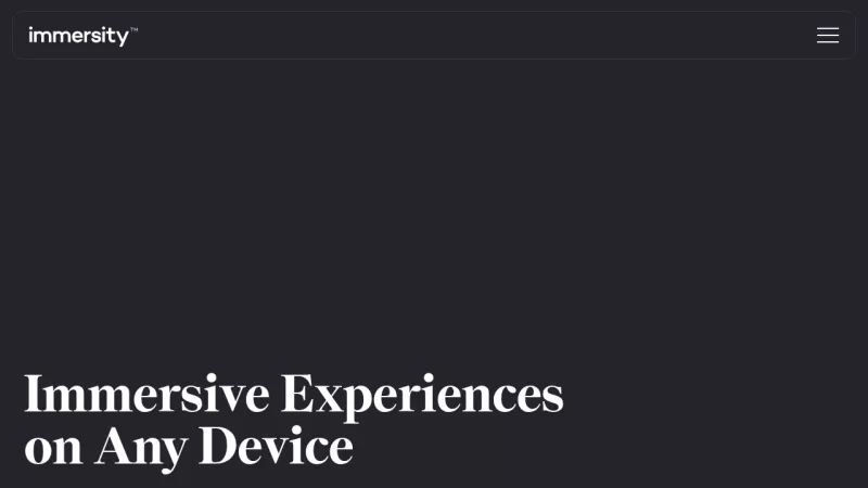 Immersity screenshot