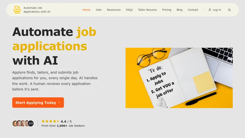 applyre website