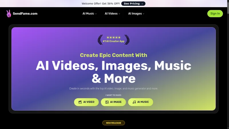 sendfame website