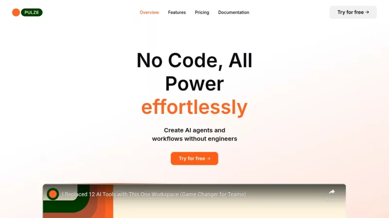 Pulze.ai screenshot