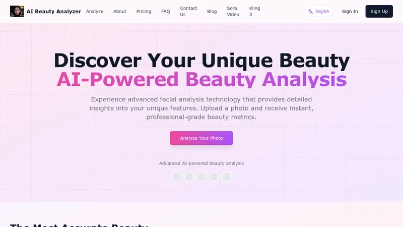 ai beauty analyzer website