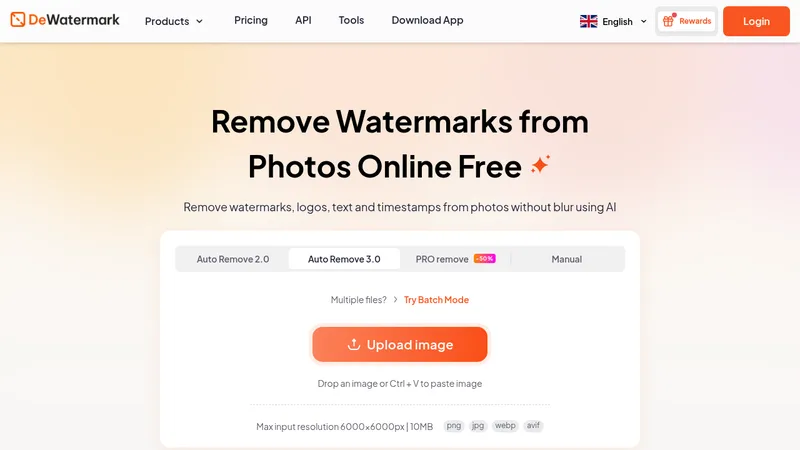 dewatermark website
