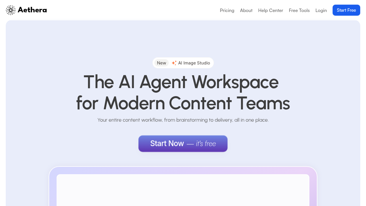 aethera website