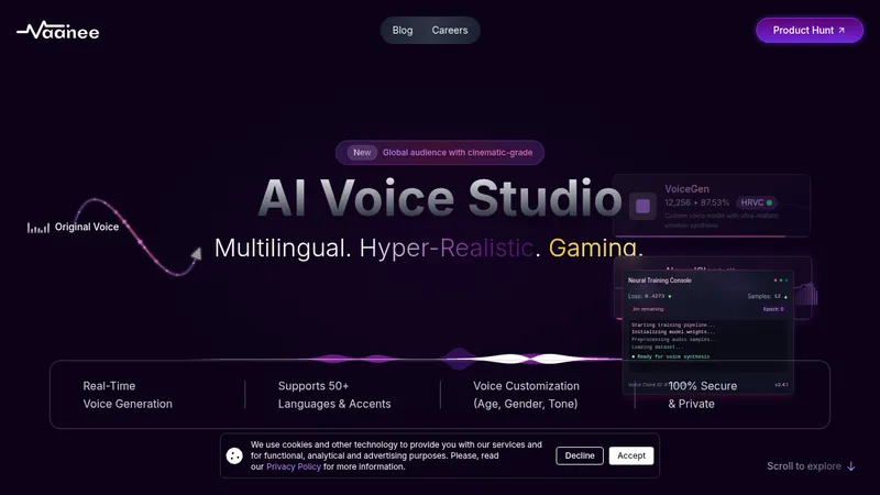 vaanee ai website