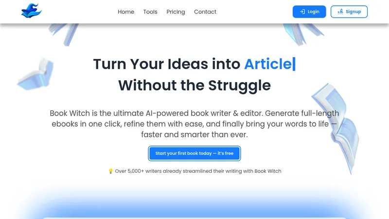 book witch website