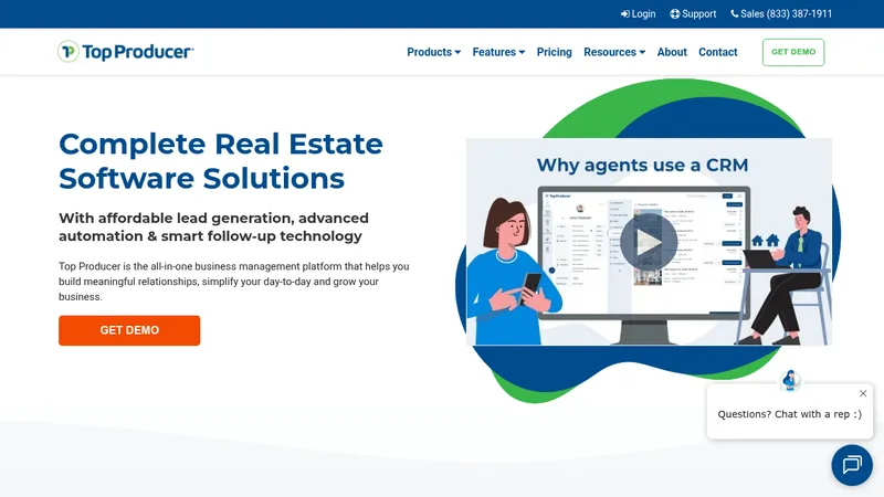 top producer website