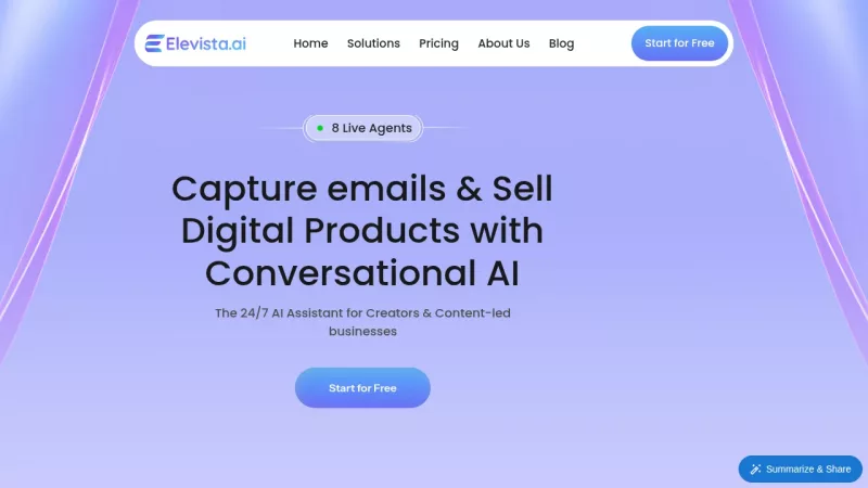 Elevista.ai screenshot