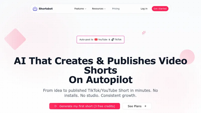 shortsbot website