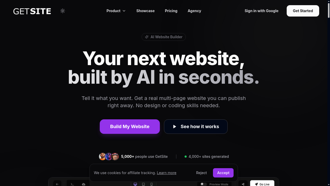 getsite website