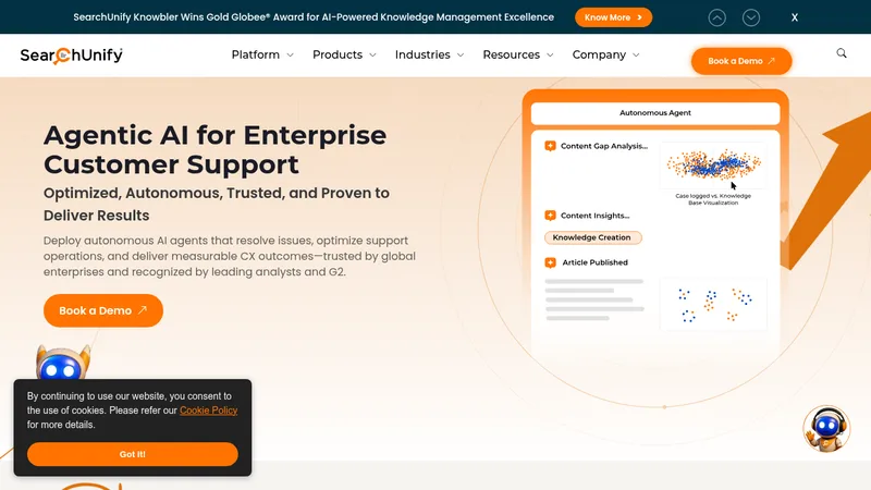 searchunify website