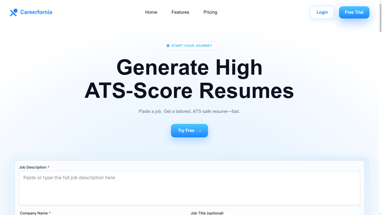 careerfornia website