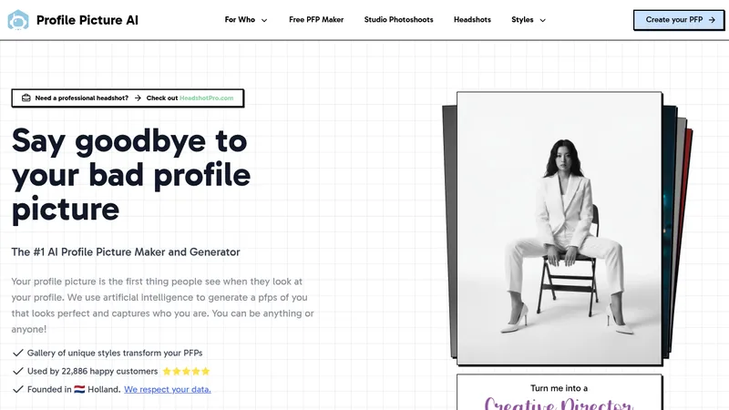 profile picture ai website