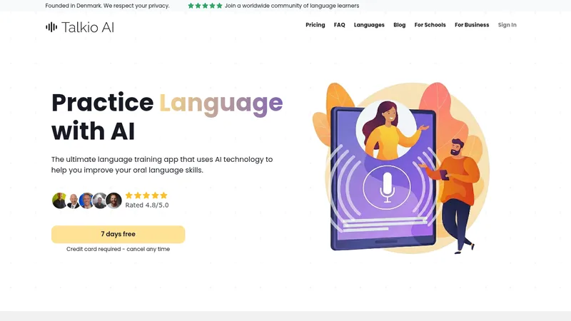 talkio ai website