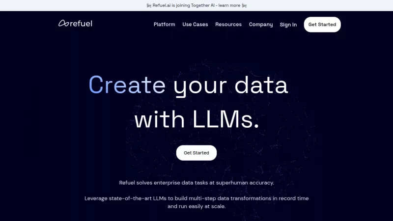 Refuel.ai screenshot