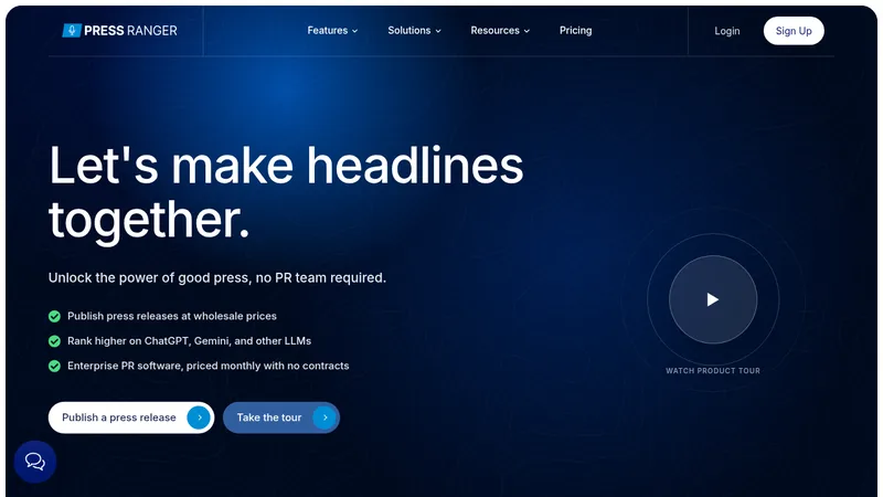 press ranger website