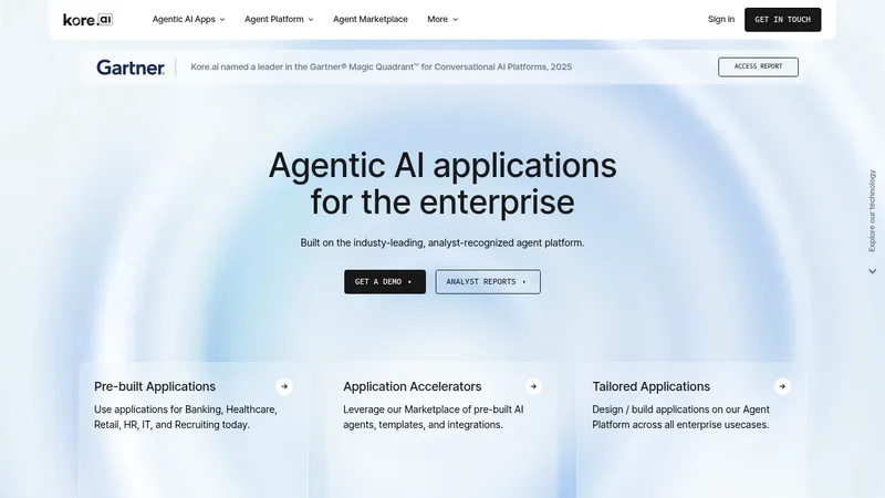 kore.ai website