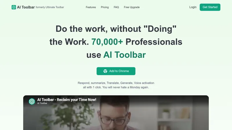 ai toolbar website