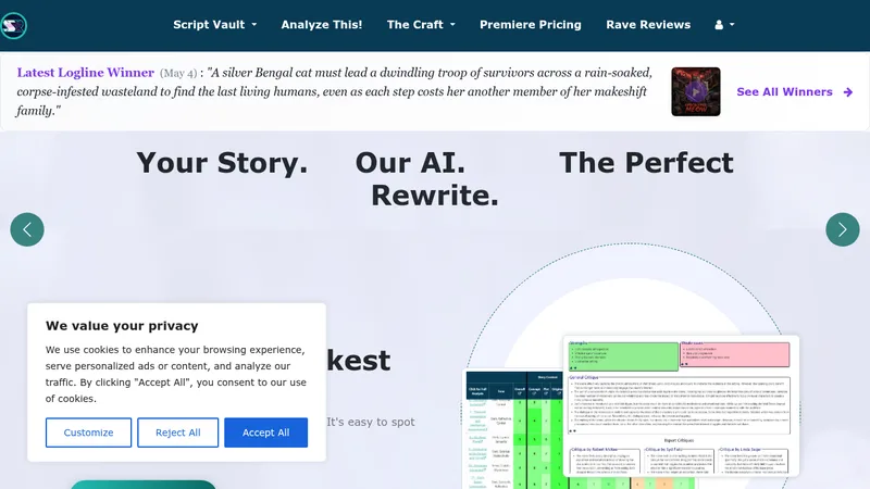 scriptreader.ai website