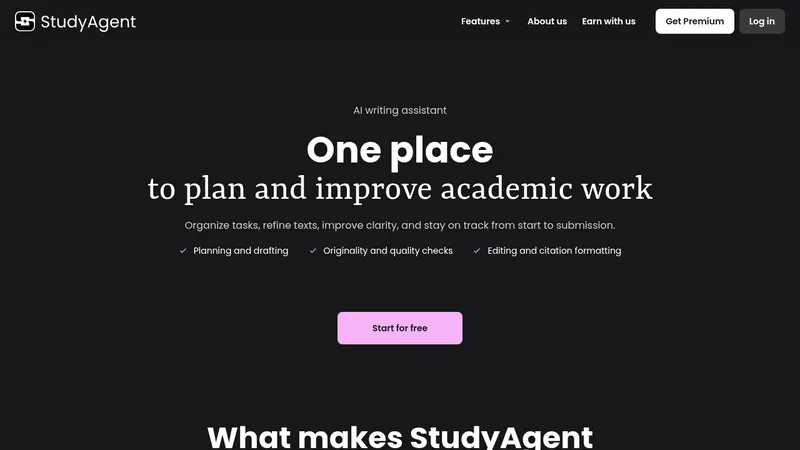 studyagent website