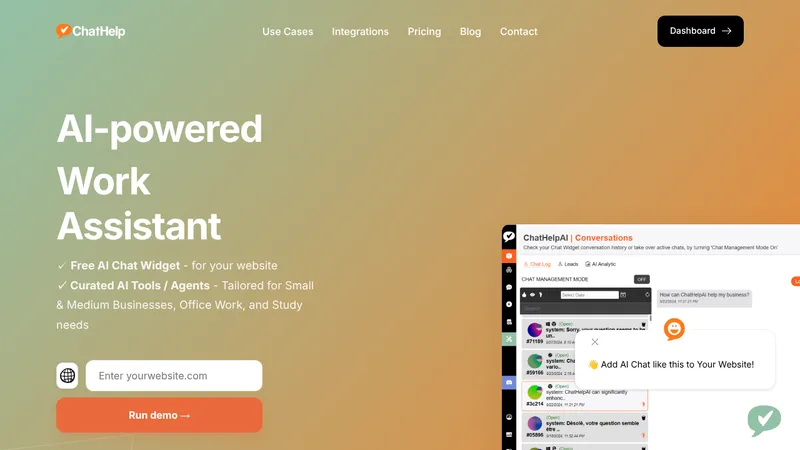 chathelp.ai website