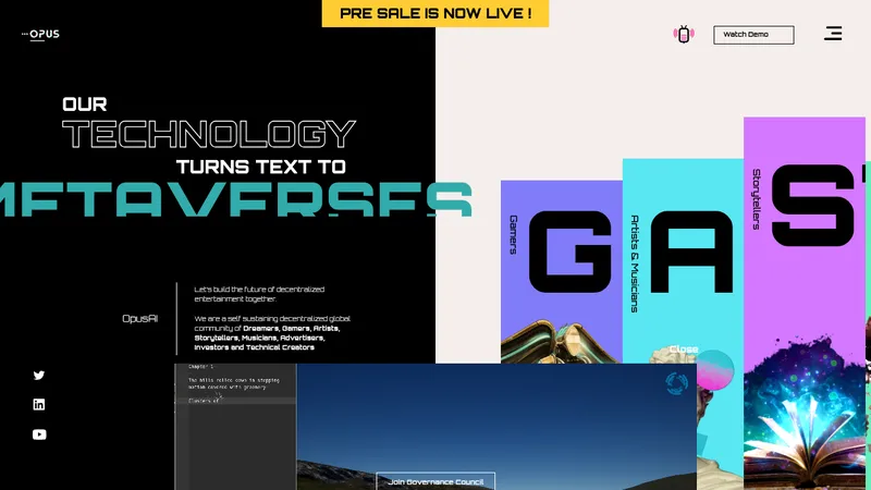 opus website