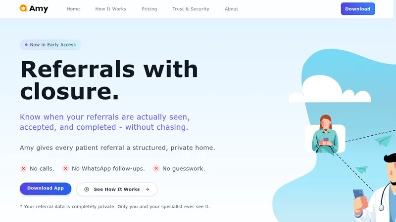 amy referrals website
