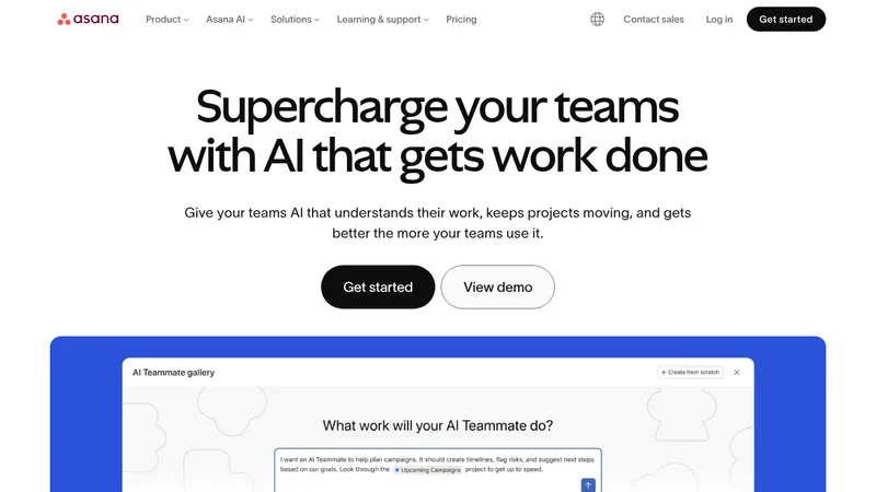 asana website