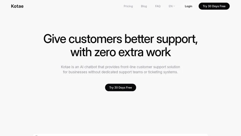 kotae website