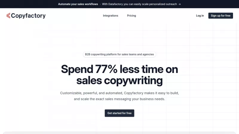 Copyfactory screenshot