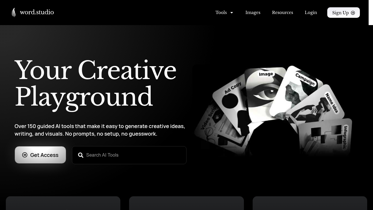 word.studio website