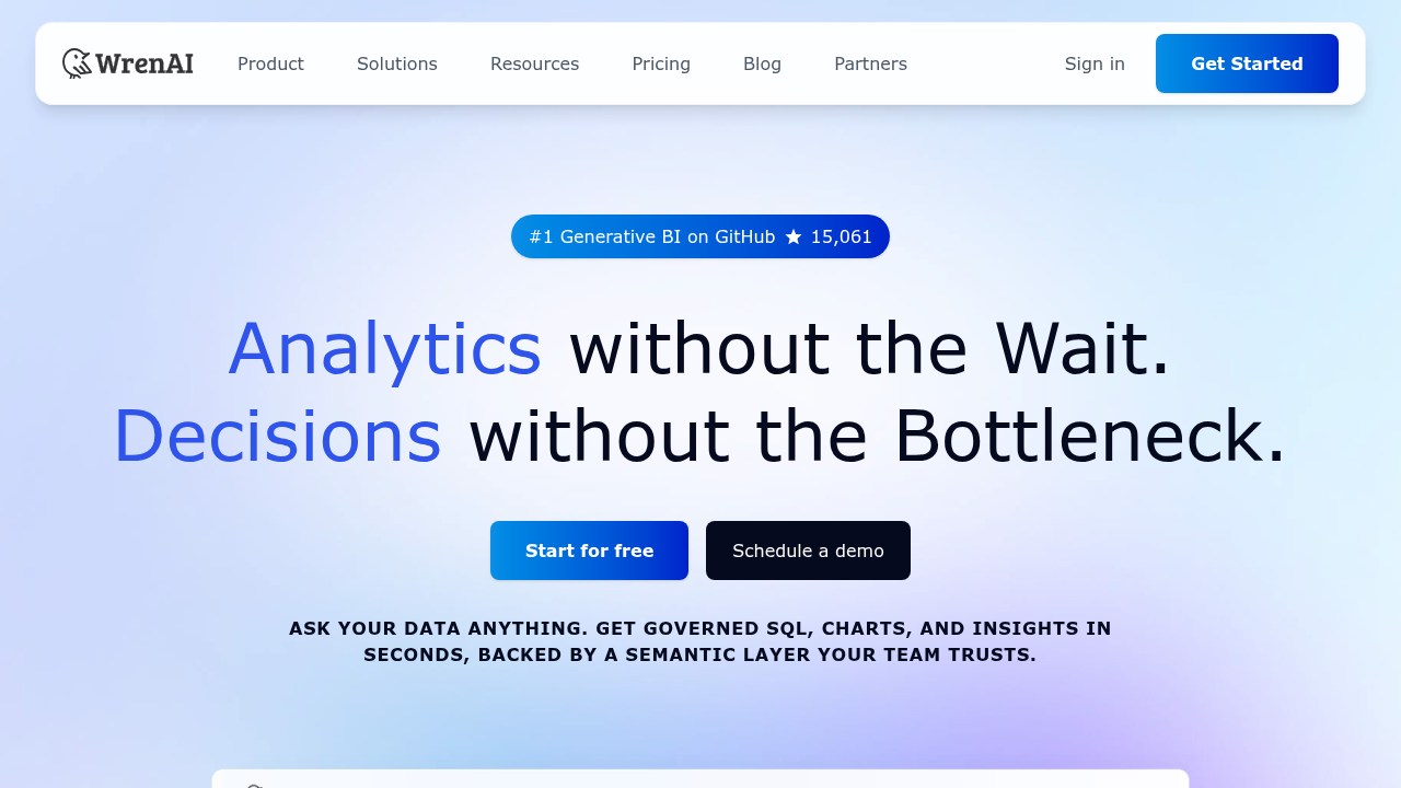 wren ai website