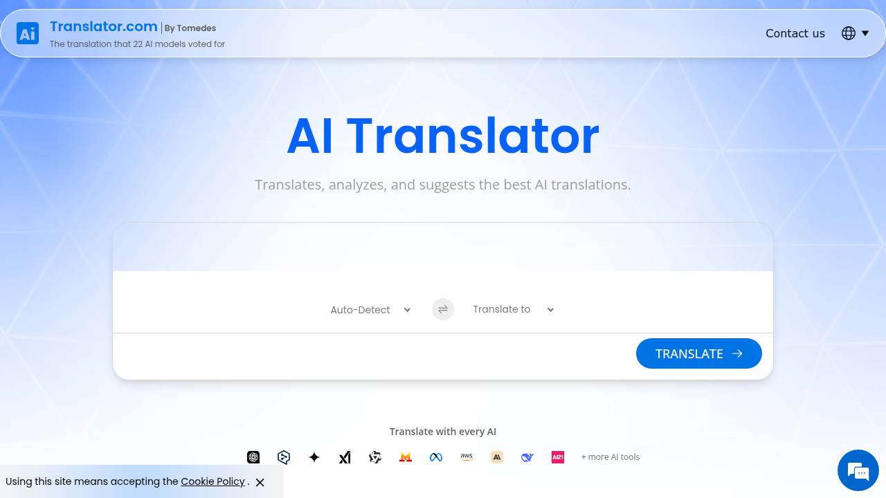 ai translator website