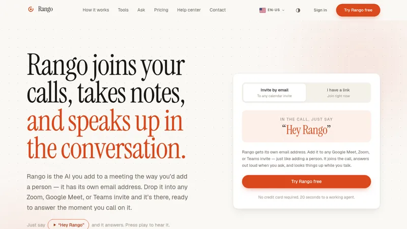rango website