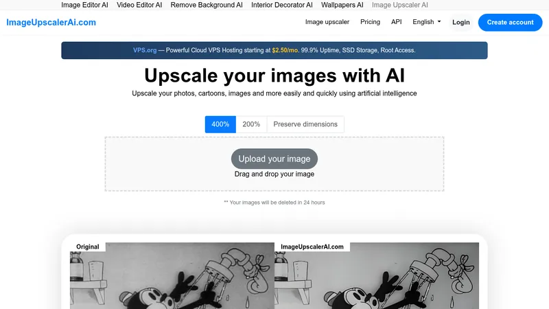 imageupscalerai.com website