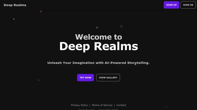 deep realms website